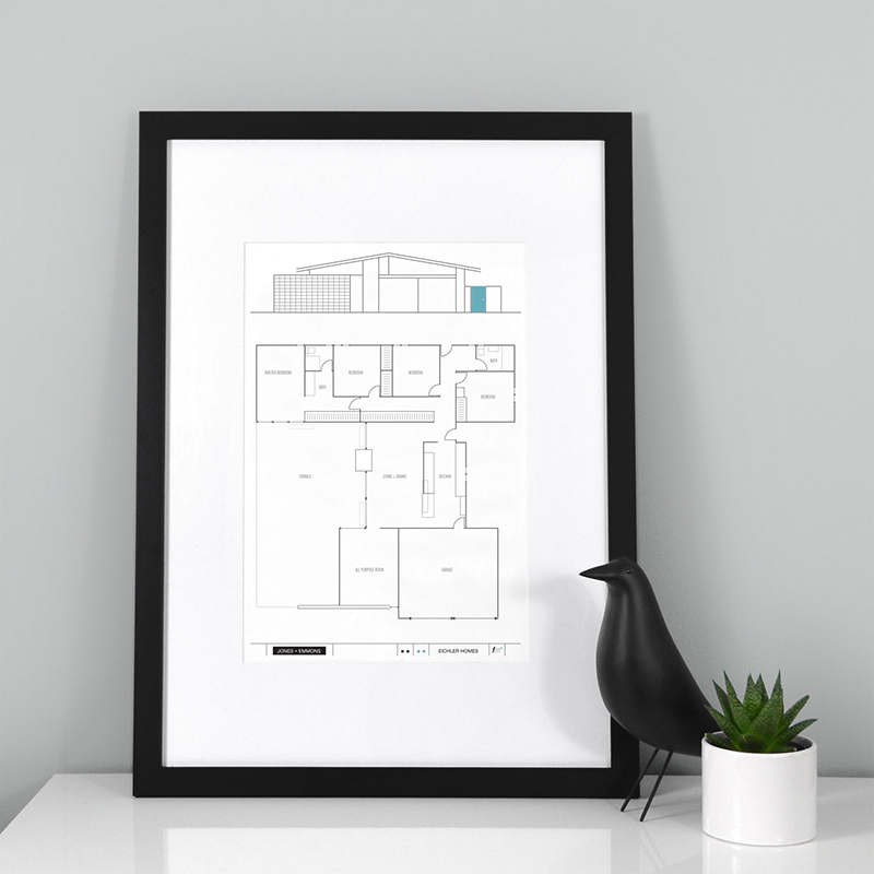 JE-84-floorplan-print-framed