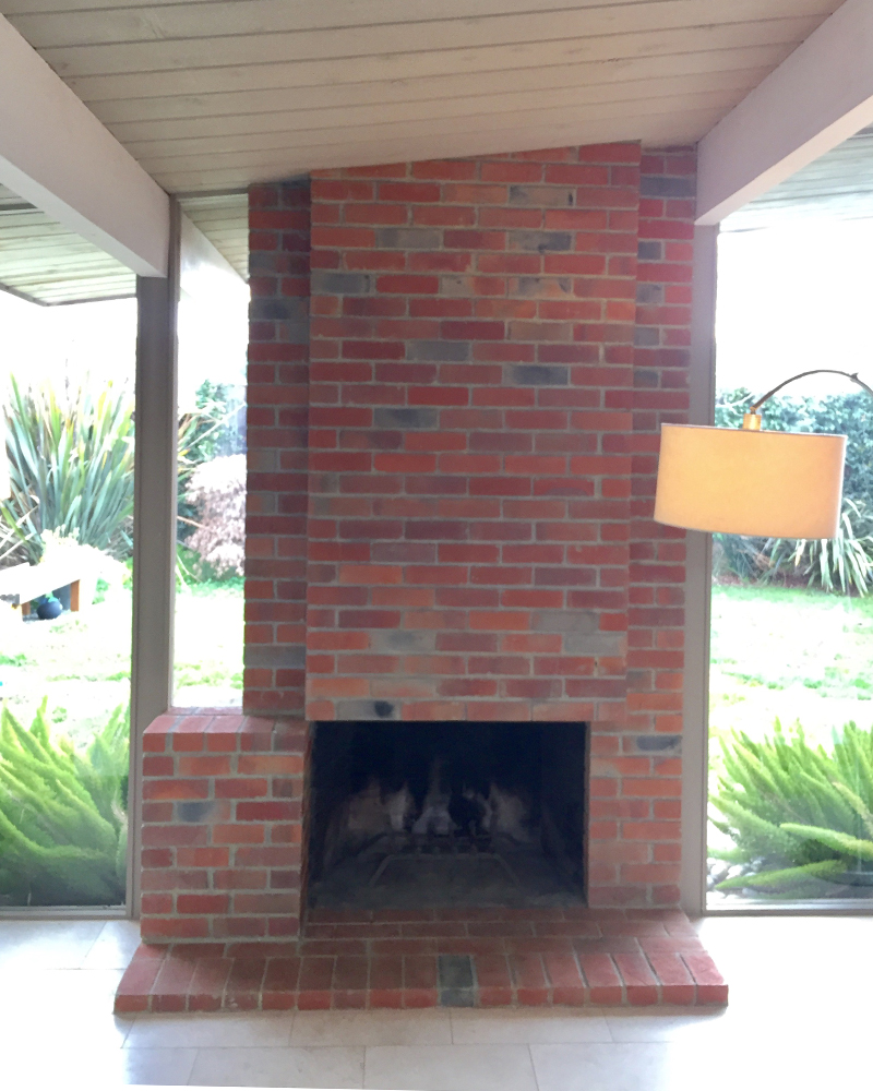 Eichler Fireplace Restoration Fogmodern